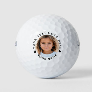 Create Your Own Photo Text and Name  Golf Balls