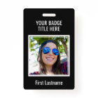 Create Your Own Photo & Text badge