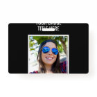 Create Your Own Photo & Text badge