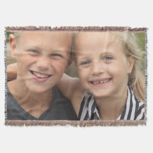 Create Your Own Photo Throw Blanket