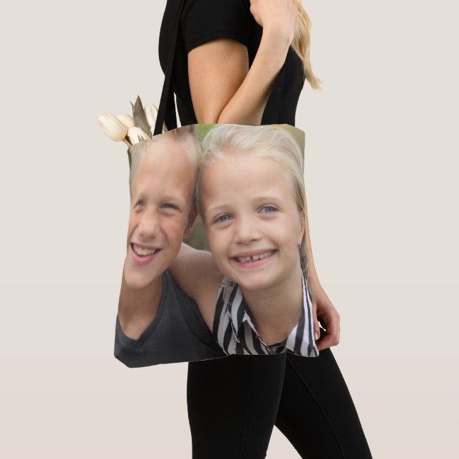 Create Your Own Photo Tote Bag (Close Up)