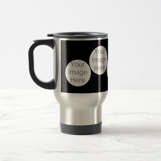 create your own photo travel Mug cup  (Left)