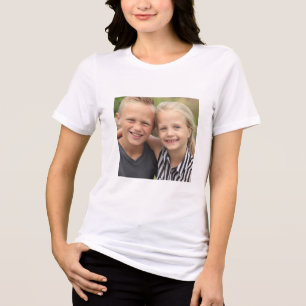 Create Your Own Photo Tri-Blend Shirt