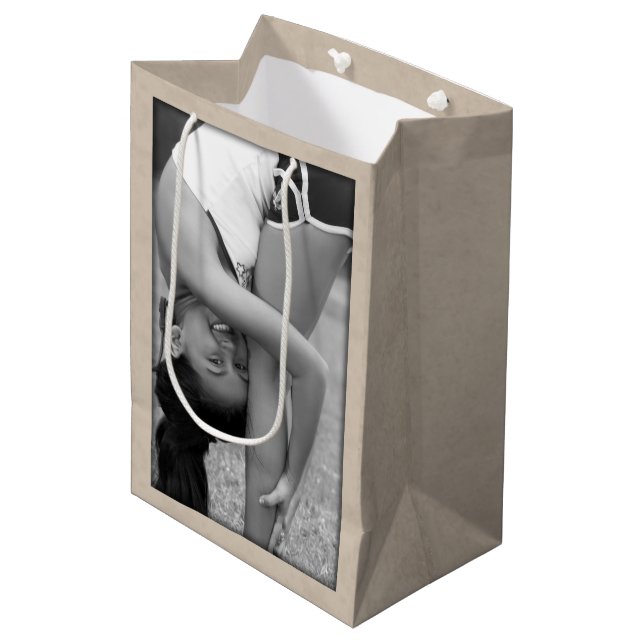 Create-Your-Own Photo Upload Gift Bag (Front Angled)