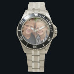 Create Your Own Photo Watch<br><div class="desc">Create Your Own Photo - Create your own creatively designed gift online with your text or photo for your family or friends - a great gift for any celebration or for yourself.</div>