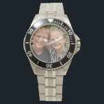 Create Your Own Photo Watch<br><div class="desc">Create Your Own Photo - Create your own creatively designed gift online with your text or photo for your family or friends - a great gift for any celebration or for yourself.</div>