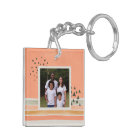Create Your Own Photo Watercolor Boho Keychain