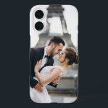 Create Your Own Photo Wedding Romantic Love iPhone 16 Case<br><div class="desc">Create Your Own Photo Wedding Romantic Love iPhone 16 Case features the option to add your own custom photo, picture, image or logo for your personalised phone case. Perfect as a gift for him or her for birthday, Christmas, weddings, Valentine's Day, holidays. A personalised gift for newly weds, wife, husband,...</div>
