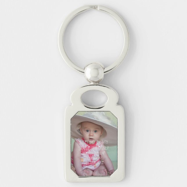 Create your own photograph or artwork Keyring (Front)