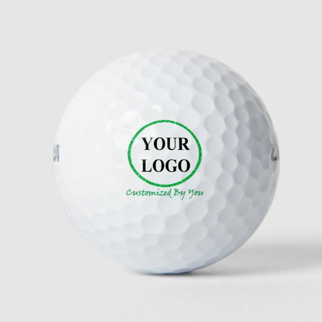 Create Your Own Picture ADD YOUR LOGO HERE Golf Balls (Front)