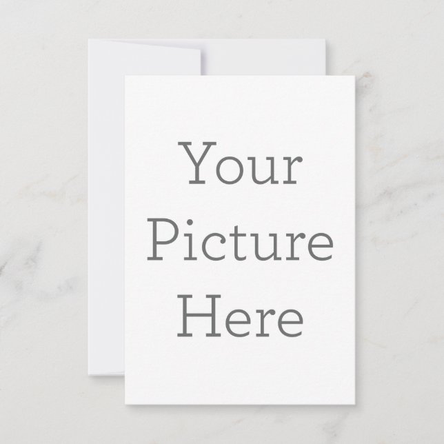 8.9 cm x 12.7 cm Flat Thank You Card (Front)