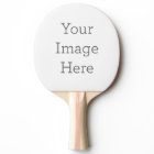 Create Your Own Ping Pong Paddle, Red Rubber Back