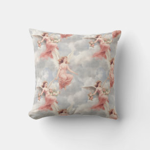 Create Your Own Pink Angels & Roses Cushion
