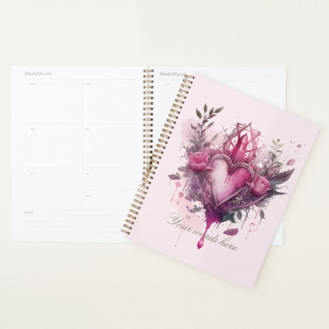 Create Your Own Pink Love Candle Planner (Display)