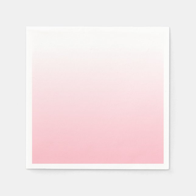 Create Your Own Pink Ombre Napkin (Front)