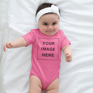 Create Your Own Pink Tutu Cute Baby Girl Romper Bodysuit