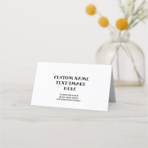 Create Your Own Place Cards: Conference, Wedding Place Card
