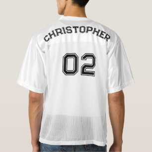 Create Your Own Player Team Name Number Sports Fan Men's Football Jersey