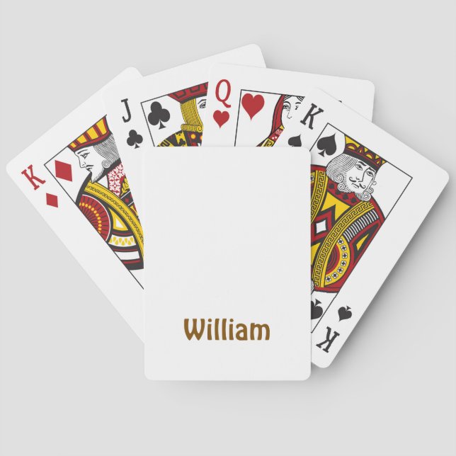 Create Your Own Playing Cards (Back)