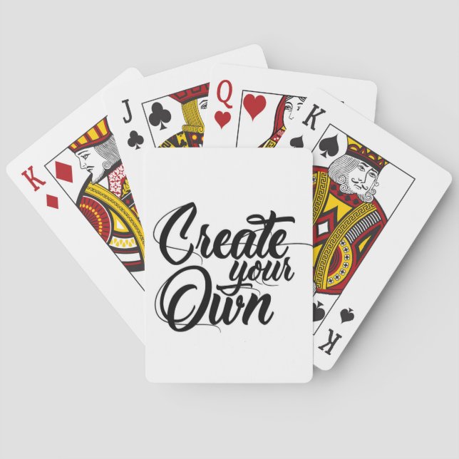 Create your own playing cards (Back)