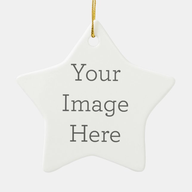 Ceramic Star Ornament (Front)