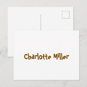 Create Your Own Postcard Invitation