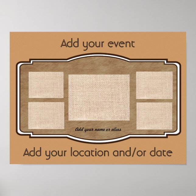 Create Your Own Poster (Front)