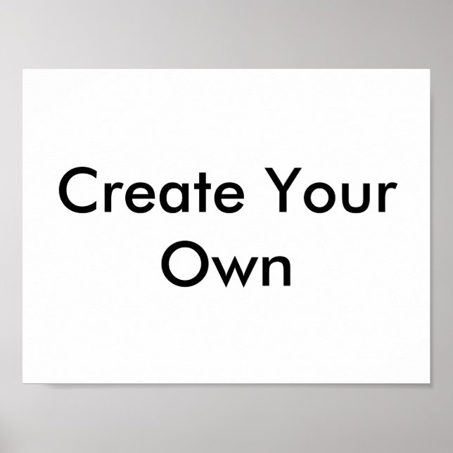 Create Your Own Poster (Front)