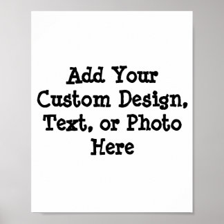 Create Your Own Poster - Customised Design