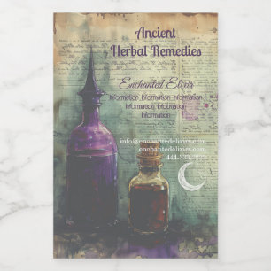 Create Your Own Potion Bottles Apothecary Wine Label