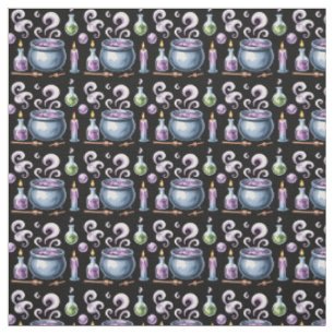 Create Your Own Potions Cauldrons Candles Black Fabric
