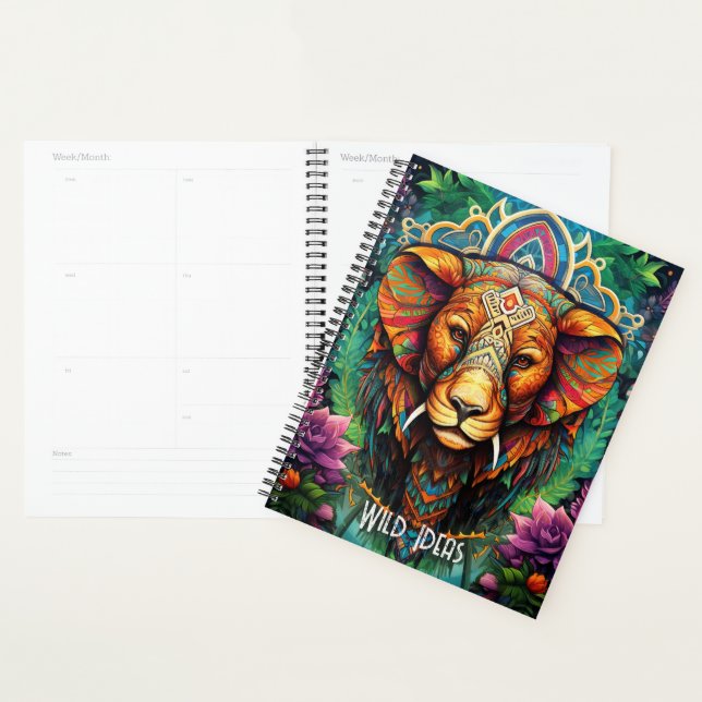 Create Your Own Prehistoric Sabre Toothed Totem Planner (Display)