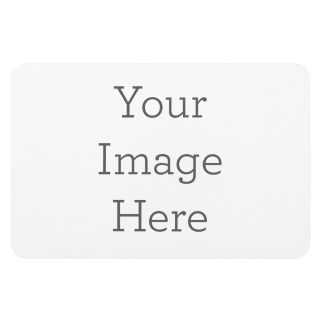 10.2 cm x 15.4 cm Flexible Photo Magnet (Horizontal)