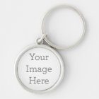 Create Your Own Premium Round Keychain, Small