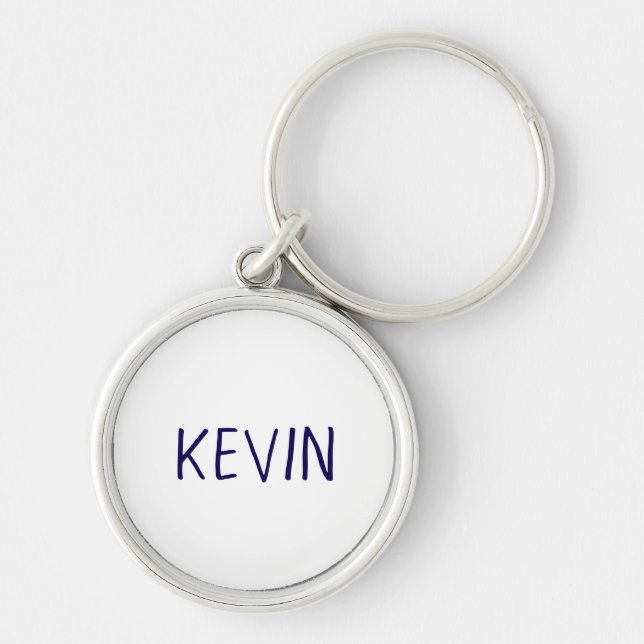 Create Your Own Premium Round Keychain, Small Key Ring (Front)