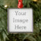 Create Your Own Premium Waterproof Square Ornament