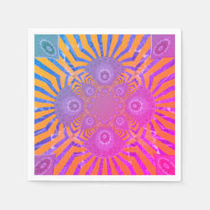 Create Your Own pretty cute rainbow lovely party Napkin