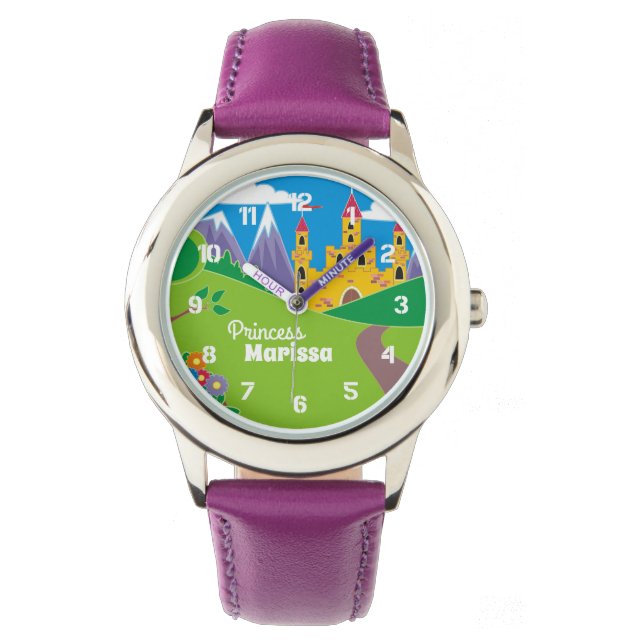 Create Your Own Pretty Fairy Princess Castle Watch (Front)