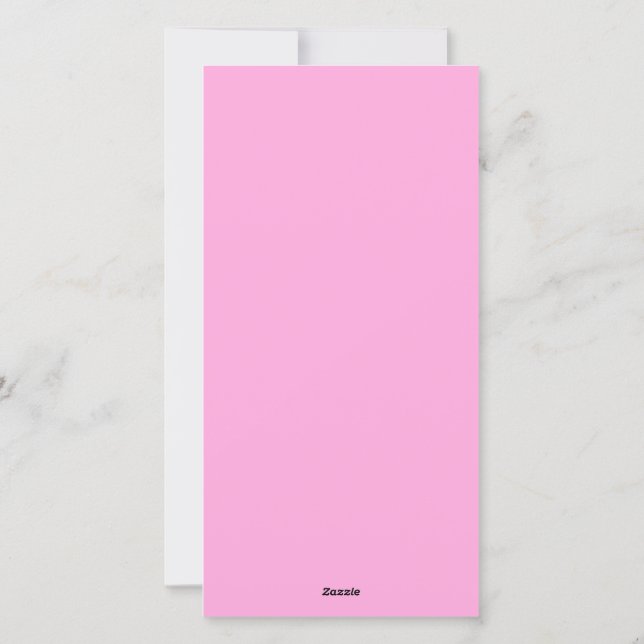 create your own printable Flat Holiday Card (Back)