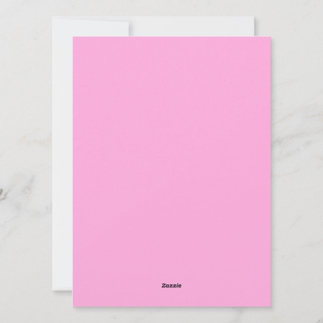 create your own printable Flat Holiday Card (Back)