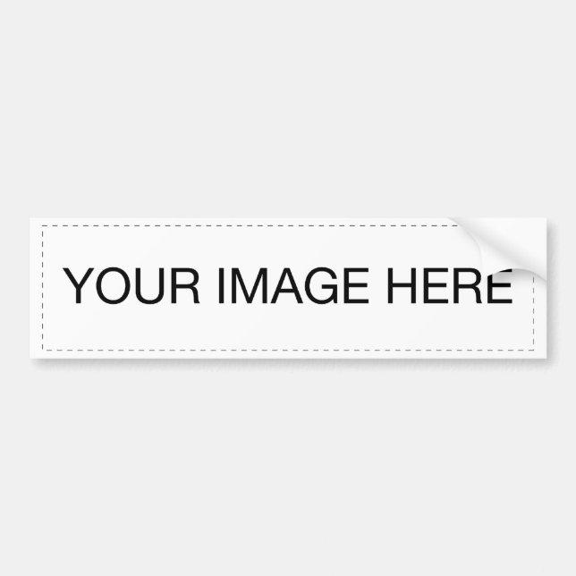 Create your own products online. bumper sticker (Front)