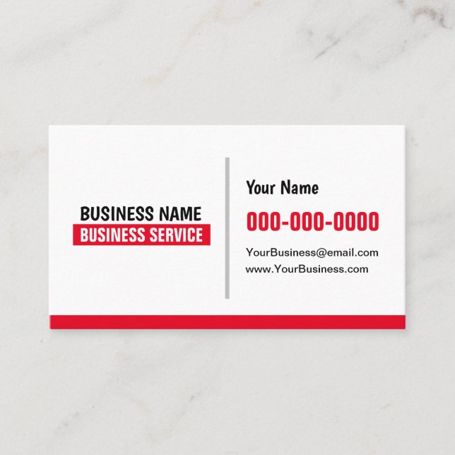 Create Your Own Professional  Business Card (Front)