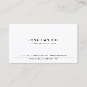 Create Your Own Professional Classic Elegant Smart Business Card