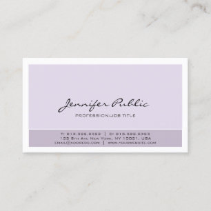 Create Your Own Professional Elegant Simple Modern Business Card