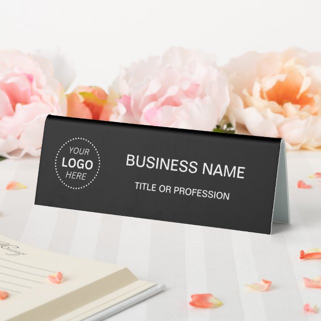 Create Your Own Professional logo Desk Nameplate (In SItu (Wedding))