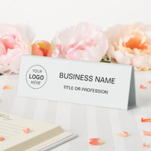 Create Your Own Professional logo Desk Nameplate