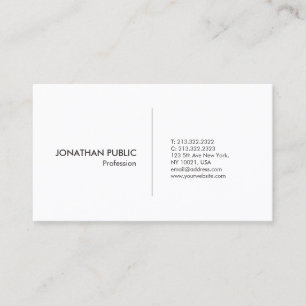 Create Your Own Professional Modern Simple Elegant Business Card