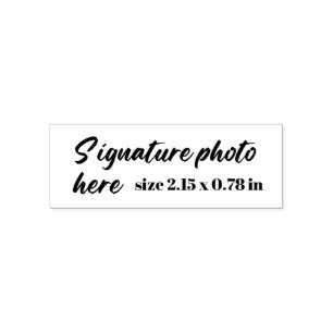 Create your own Professional Signature office Self-inking Stamp