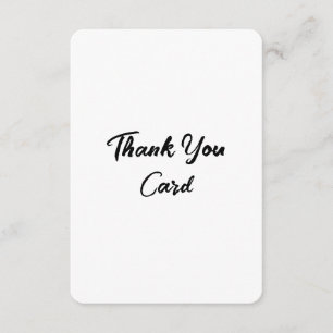 Create Your Own Promotion 3.5" x 5" Rounded Thank You Card