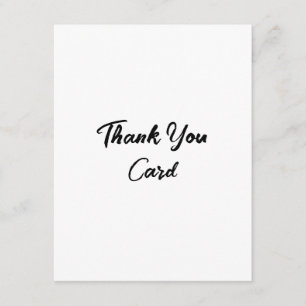 Create Your Own Promotion 4.25" x 5.5" Squared Thank You Card